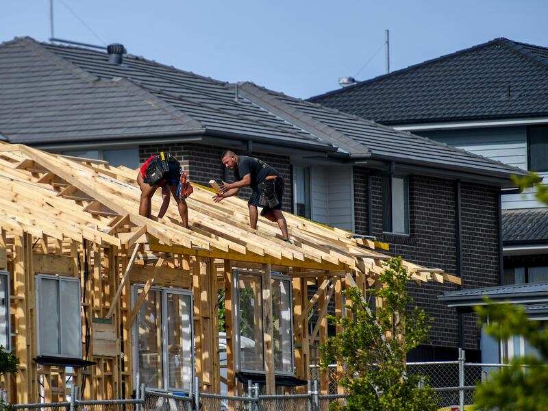 A new housing estate at Oran Park in Sydney