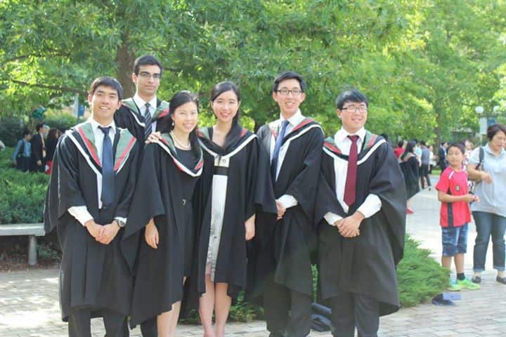 Lily after graduating from a Bachelor of Biomedicine, a prerequisite for her medical degree