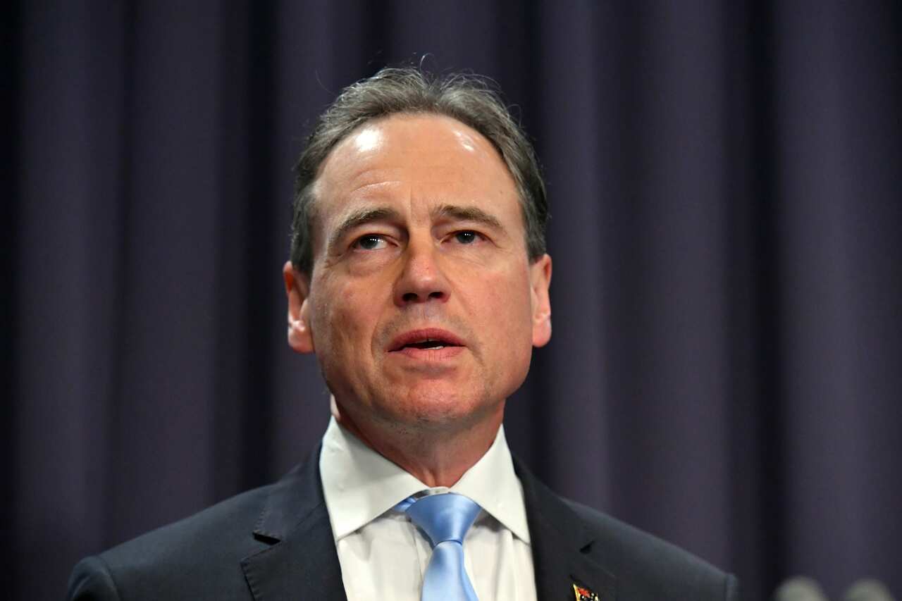 Health minister Greg Hunt.