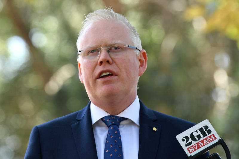 NSW Minister for Families, Communities and Disability Services Gareth Ward speaks in 2019.