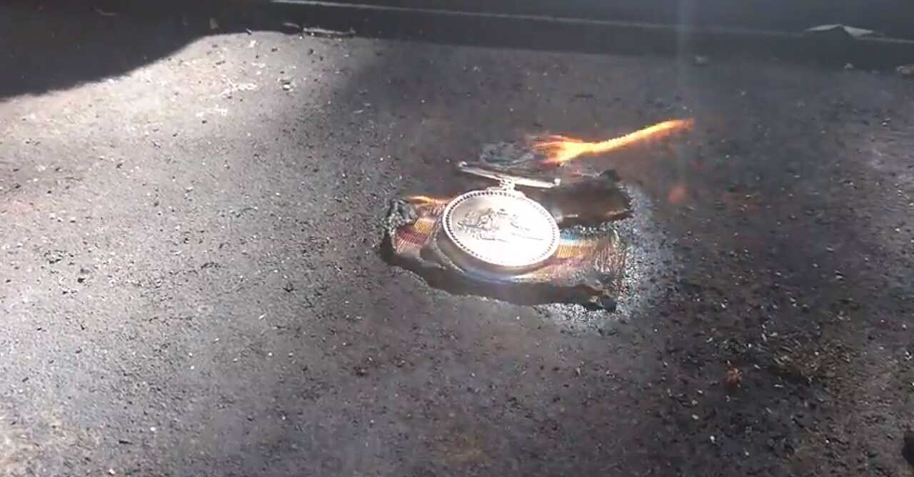 Stuart McCarthy's service medals