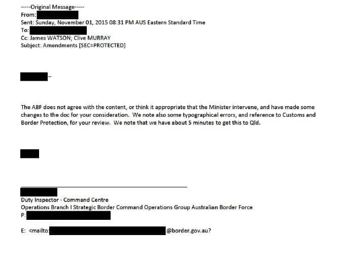 Screenshot from the documents 