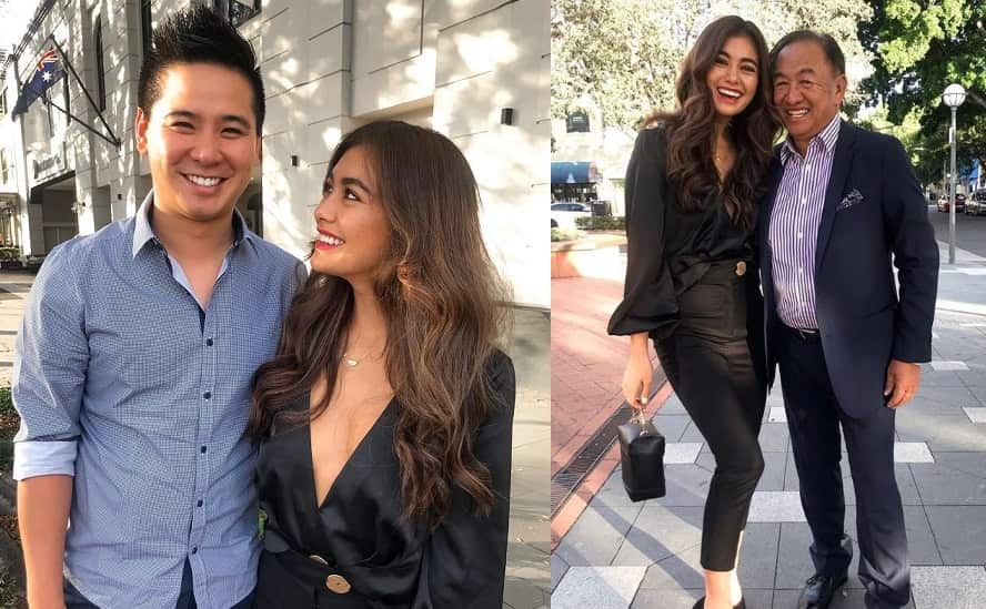 Francesca celebrating her brother Josh's birthday with her family.