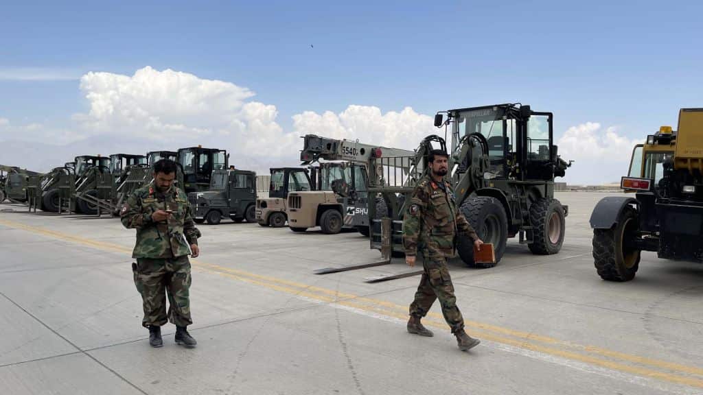 Foreigner military left Bagram airbase