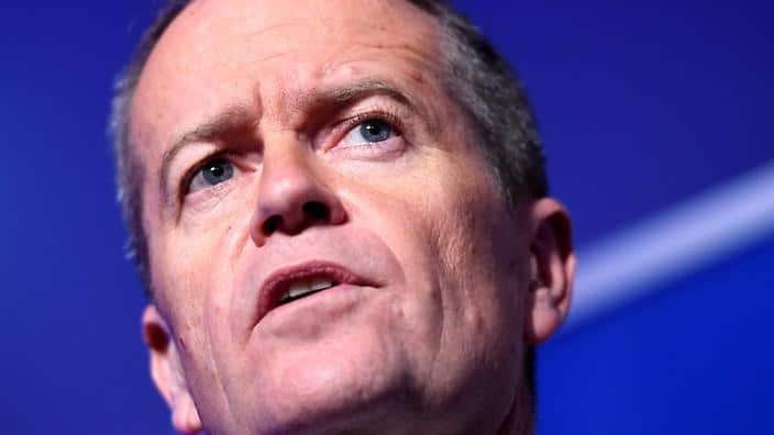 Federal Opposition Leader Bill Shorten