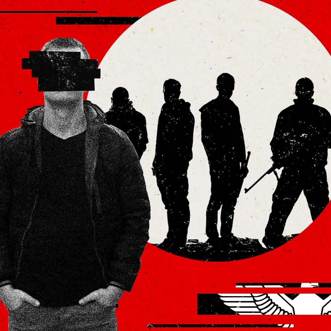 A representation of a neo-Nazi cell