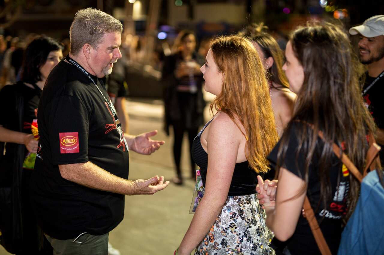 Andy Gourley at Schoolies with Red Frogs Australia.