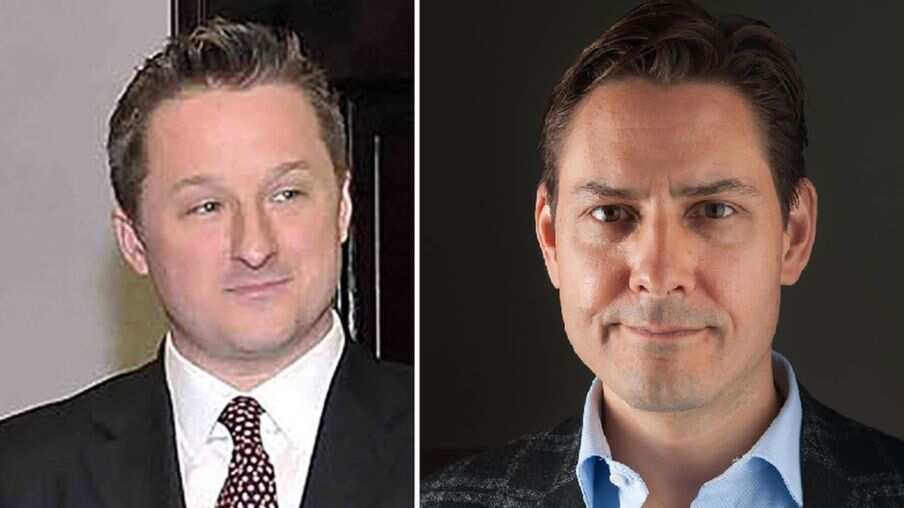 Michael Spavor (L) and Michael Kovrig have been put under "compulsory measures"