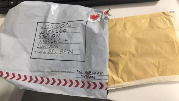  Image caption A second explosive was found in the post room at Waterloo station.