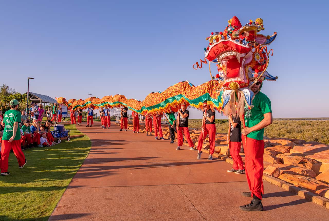 Shinju Matsuri Broome Sammy the dragon