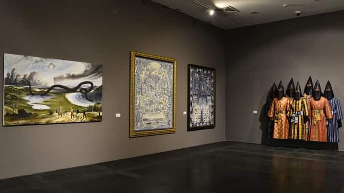 Indigenous Australia Masterworks from the National Gallery of Australia exhibition at National Gallery of Modern Art, New Delhi