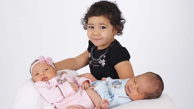 Shantelle Thompson's healthy babies