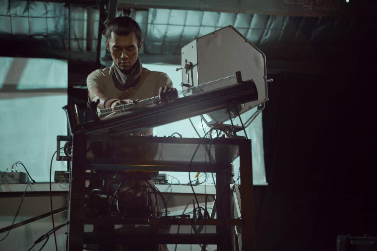 Hirofumi Uchino, a Sydney-based Japanese artist, performs "noise" related experimental music and creates artworks.