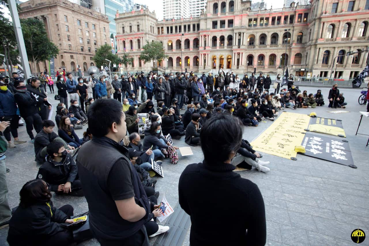 third anniversary of HK pro democratic movement