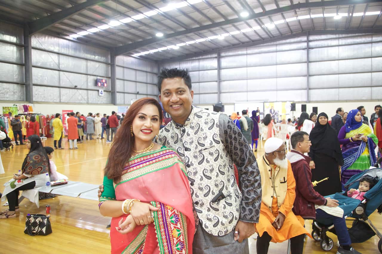 ফ্যাশান শো তে অংশগ্রহণকারীগণ