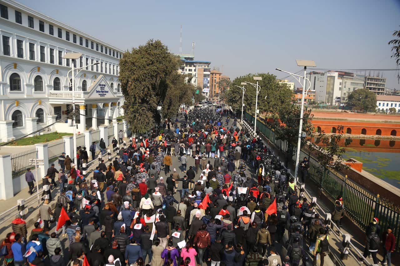 Protest in Nepal