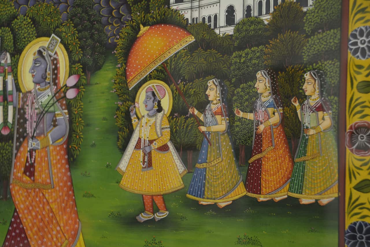 Pichwai painting of Rajasthan India