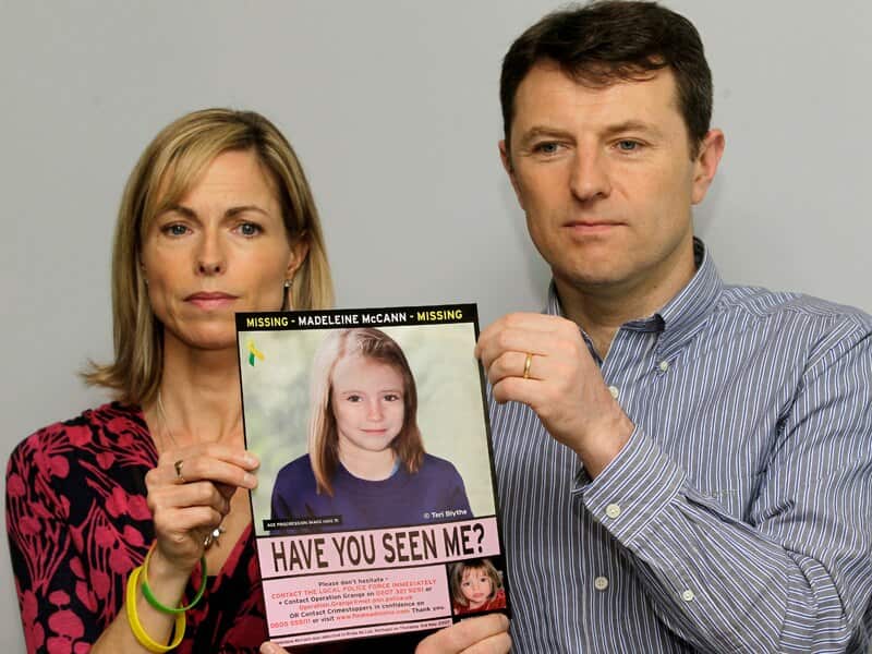 Madeleine McCann's parents Kate and Gerry McCann