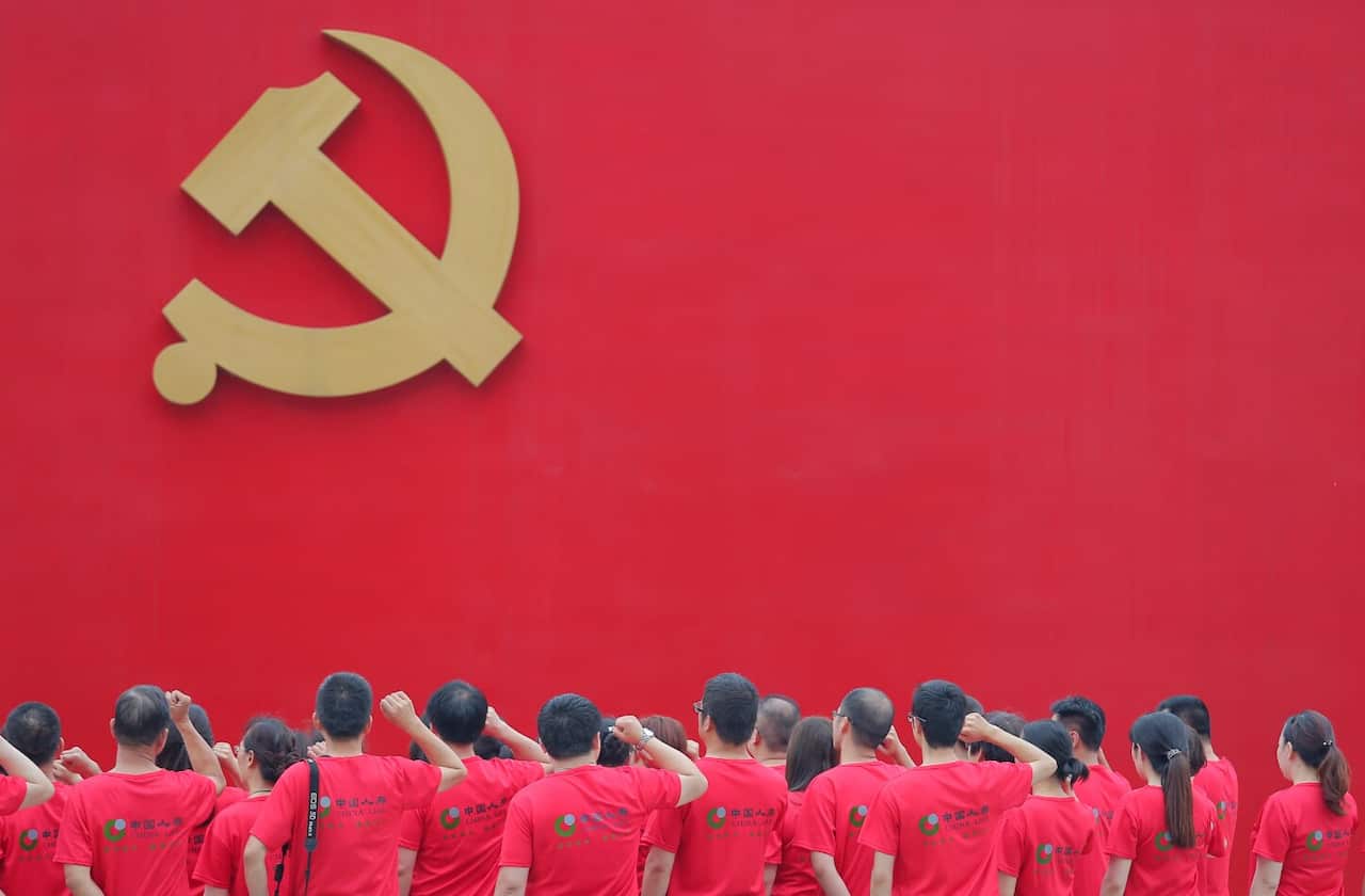 File Image: Chinese members of the Communist Party of China