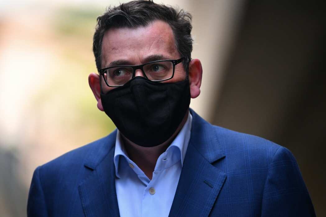 Victorian Premier Daniel Andrews arrives to a press conference in Melbourne, Tuesday, August 11, 2020