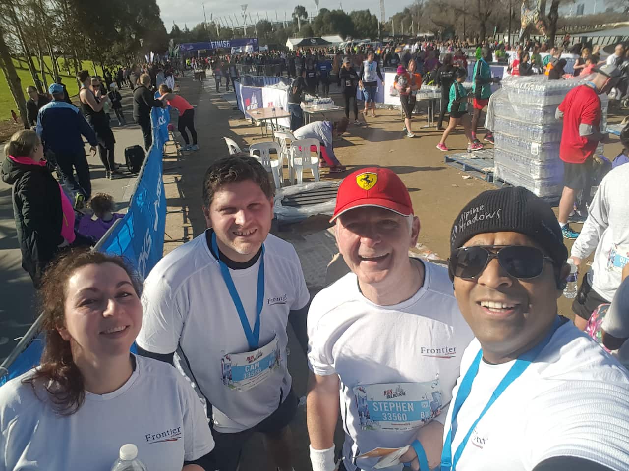 Manu Nair at Run Melbourne