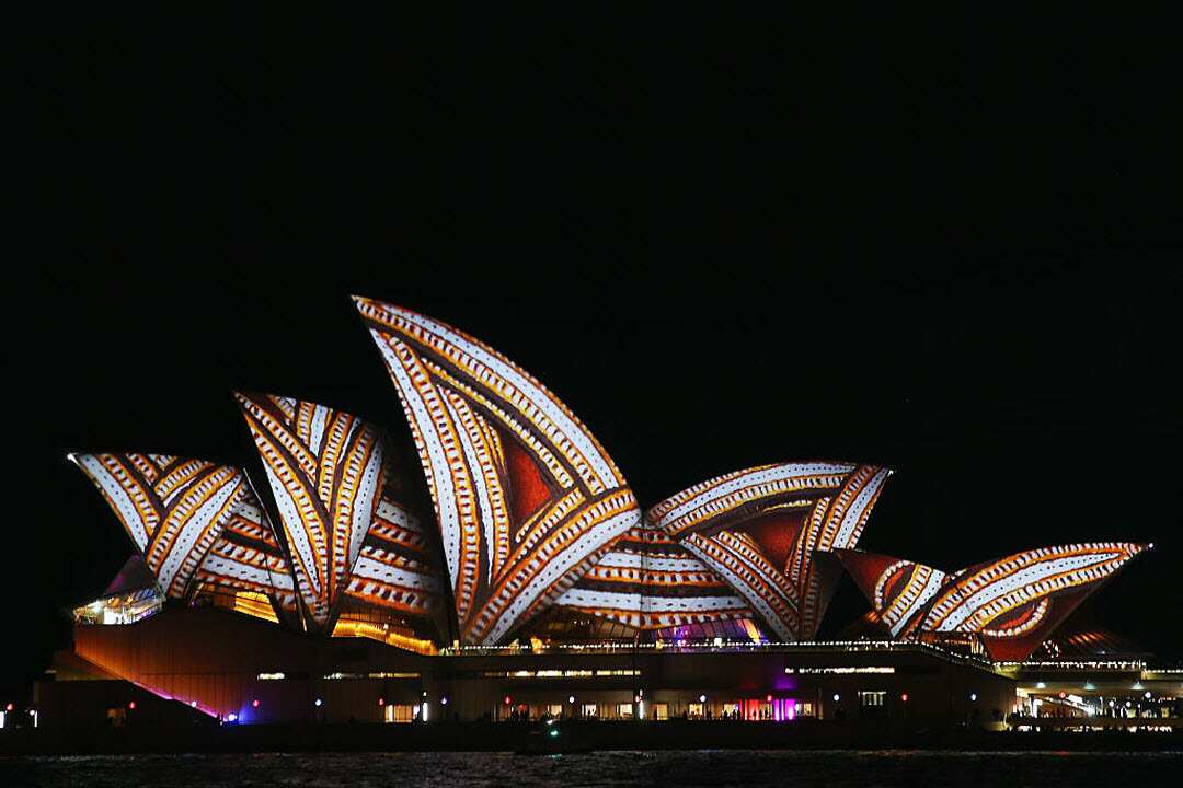 Sydney opera house vivid