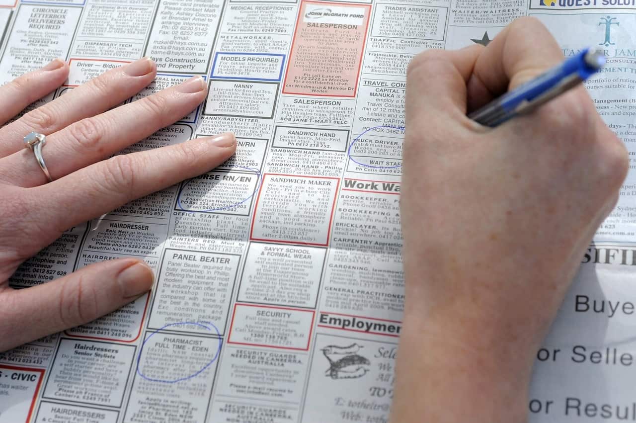 Newspaper job advertising in Canberra 