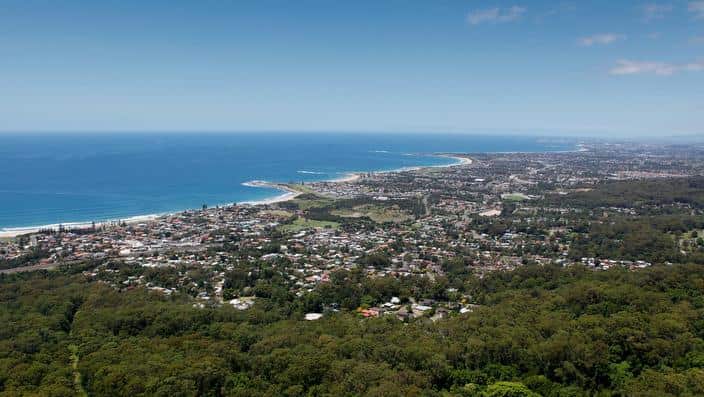 The city of Wollongong