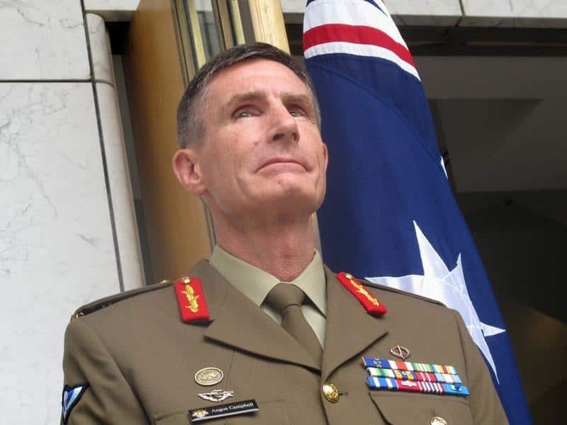 Defence chief Angus Campbell.