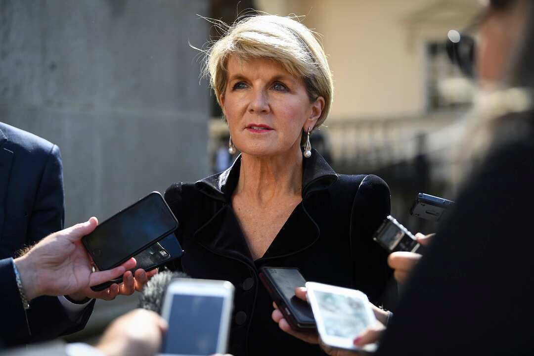Australian Foreign Minister Julie Bishop