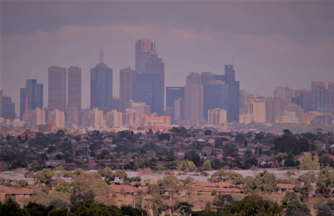 Melbourne CBD from Bundoora