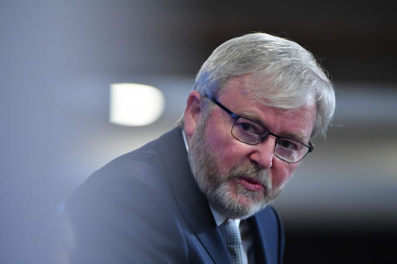 Former prime minister Kevin Rudd.