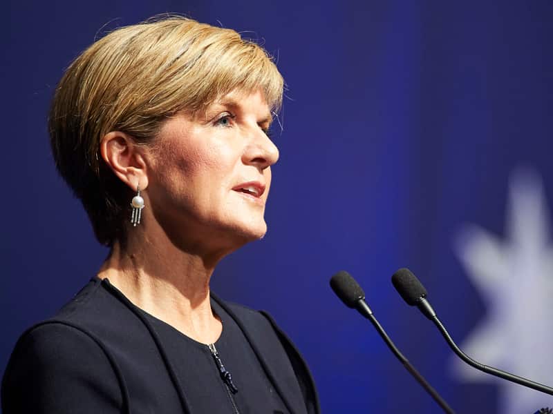 Foreign Minister Julie Bishop