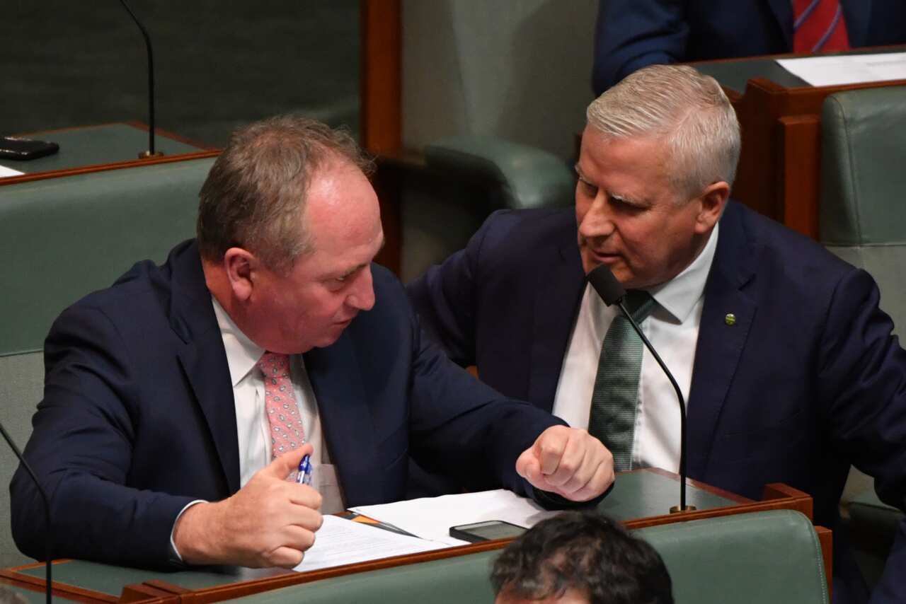 Michael McCormack spent the weekend rejecting reports former Nationals leader Barnaby Joyce was preparing to call a spill.