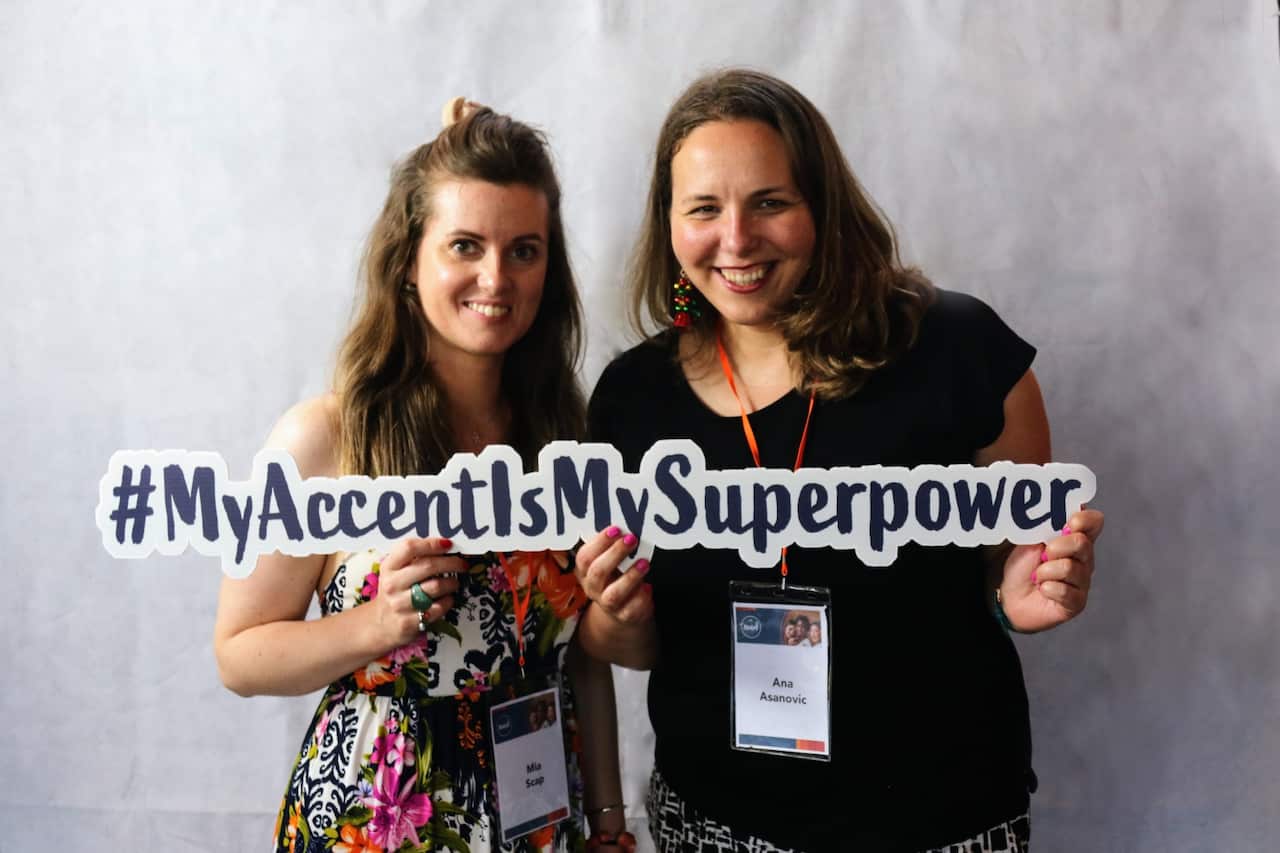 Integrantes de la organización Professional Migrant Women.