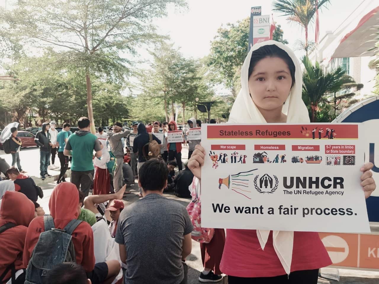 Refugees are putting the pressure on Australia.