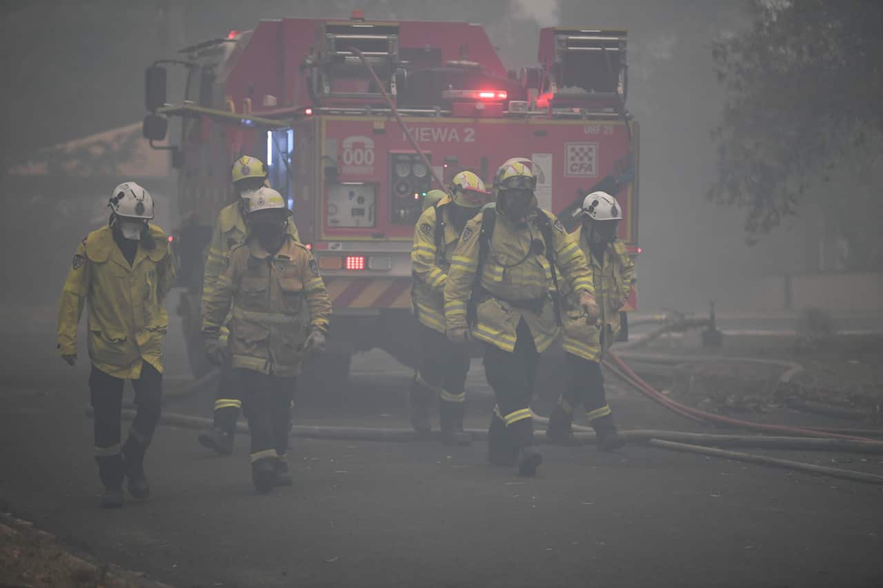 South Coast residents were stuck on the Princes Highway on Thursday night during a mass evacuation.