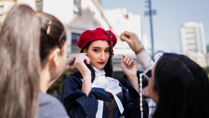 Airin Samadi's fashion collection (Model Milika Zecevic) 