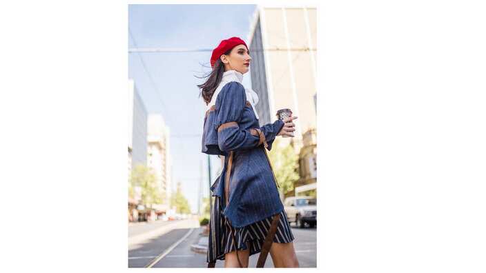 Airin Samadi's fashion collection (Model Milika Zecevic)