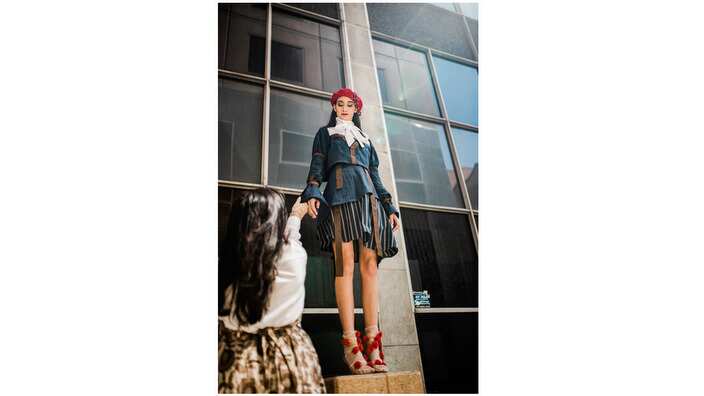 Airin Samadi's fashion collection (Model Milika Zecevic)