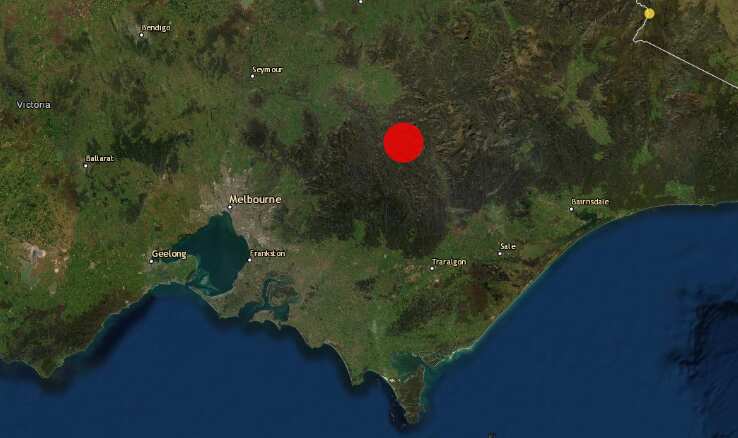A magnitude 6.0 earthquake has occurred with an epicentre near Mansfield in Victoria.