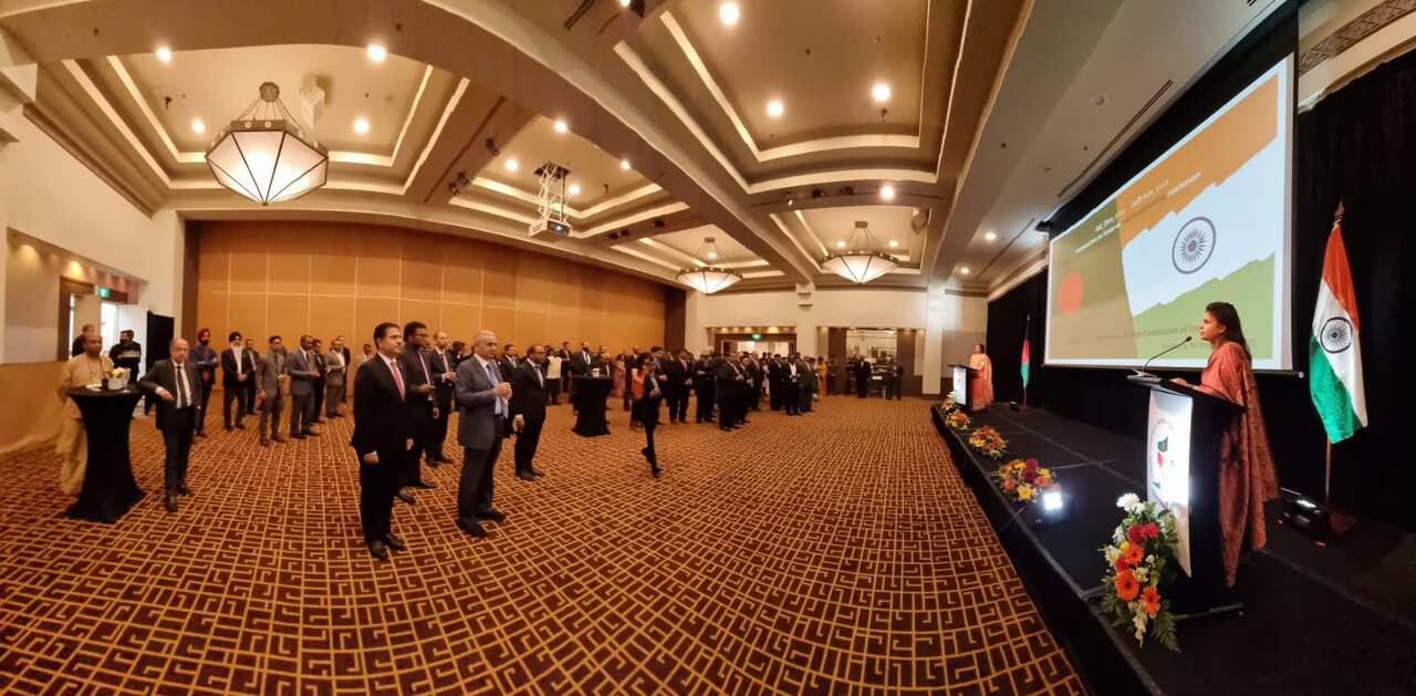 A minute of silence was observed remembering the martyrs during 1971 Bangladesh Liberation war.