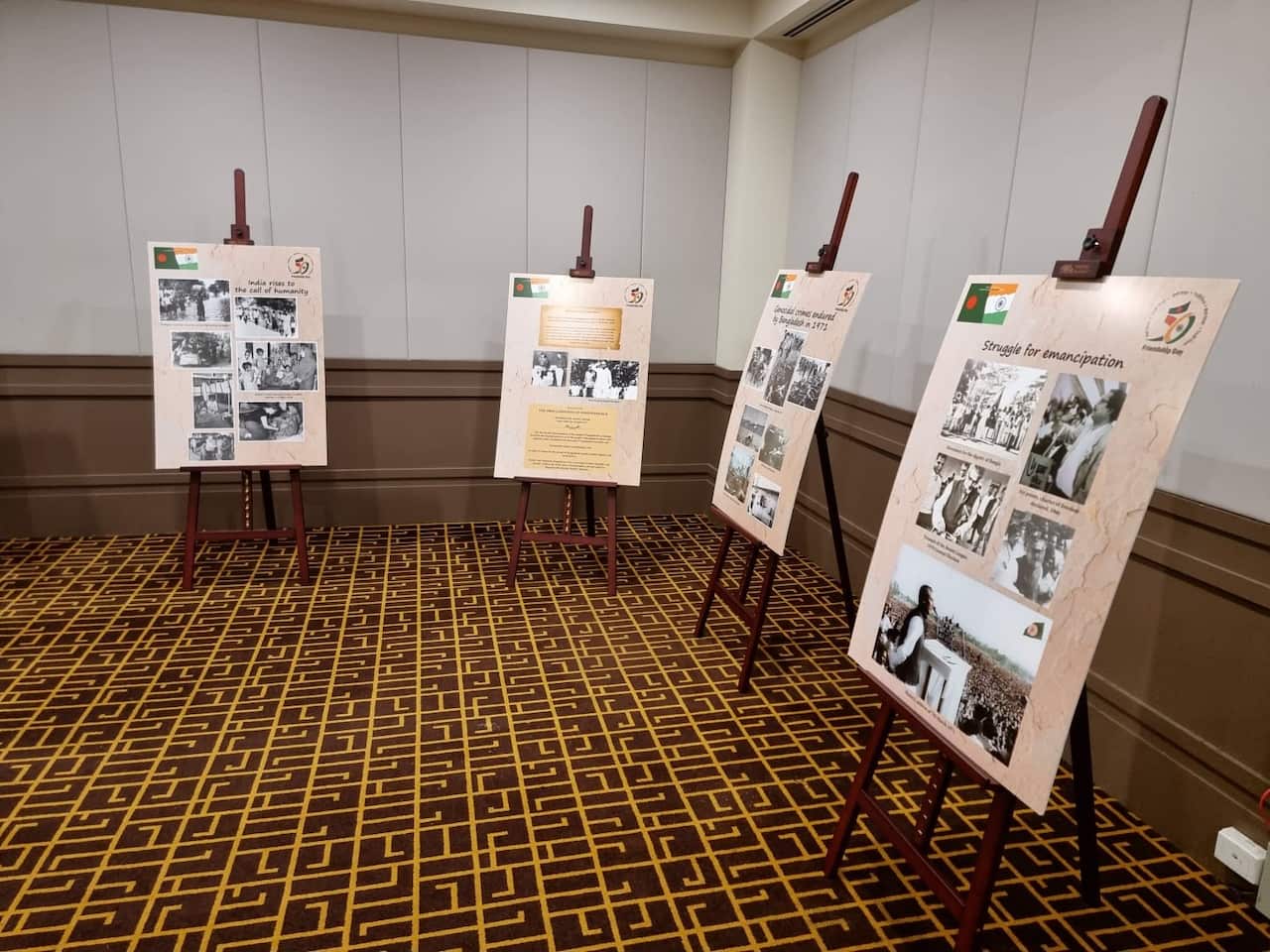 A photo exhibition showing the India-Bangladesh ties.