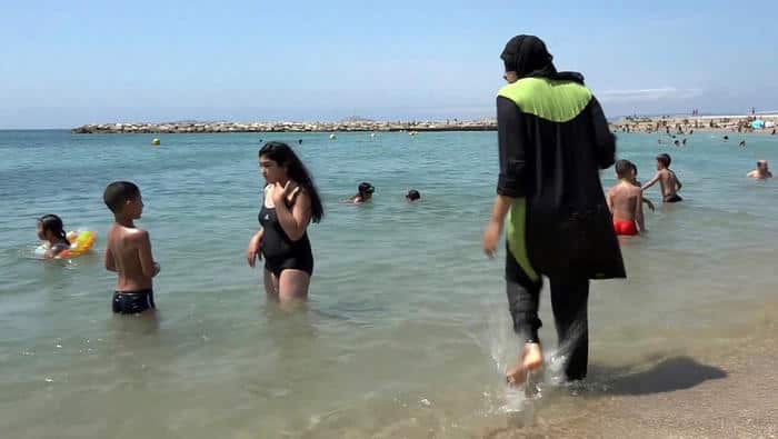 Burkini in France beach