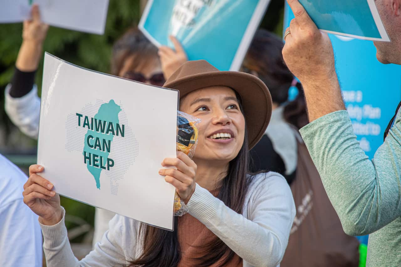 Taiwanese-Australian communities held rallies to call for including Taiwan in the next WHA