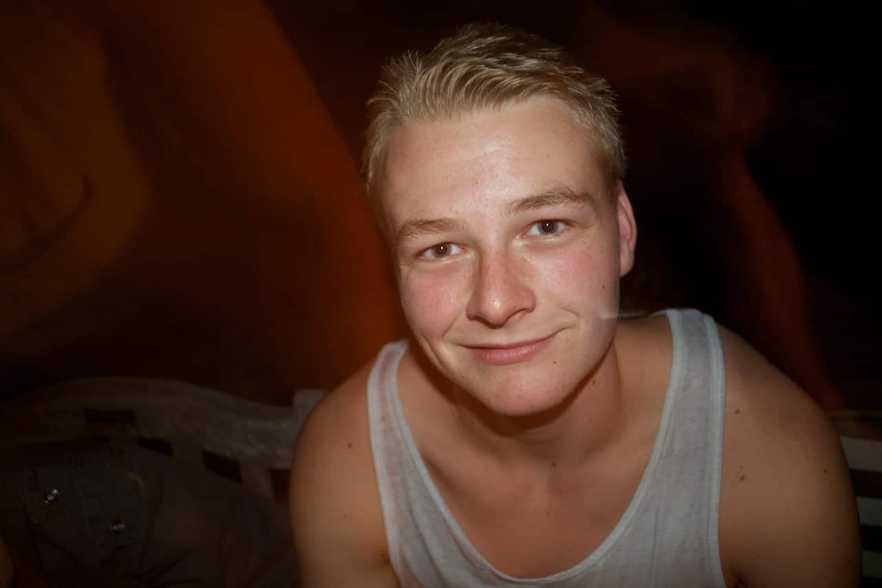 An undated file photo of Daniel Christie, 18, who died after he was punched in Kings Cross, Sydney on New Year's Eve. 