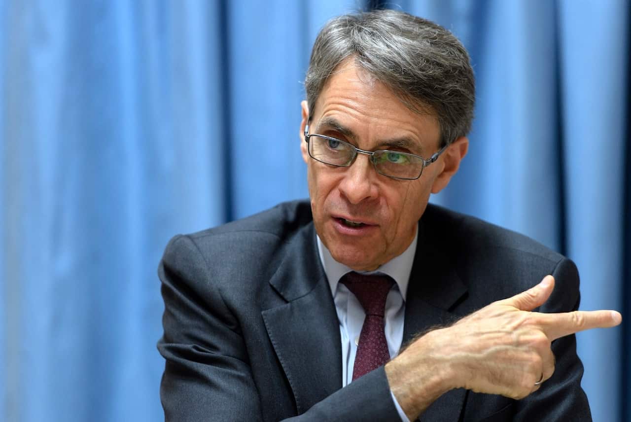 Kenneth Roth, Executive Director at Human Rights Watch, speaks to the media in January.