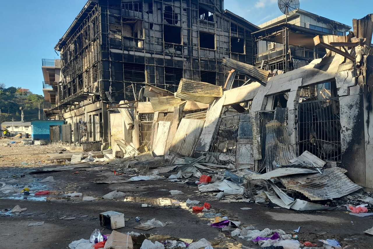 Riots erupted in Honiara, the capital of the Solomon Islands, last year