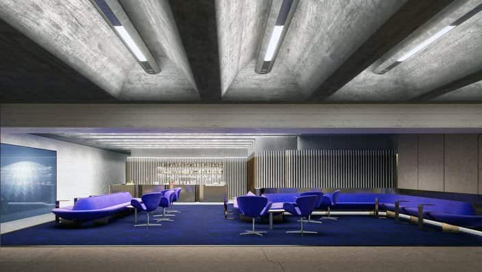 Supplied undated artist rendered image of the new Box Office Foyer, part of the renewal project for the Sydney Opera House.