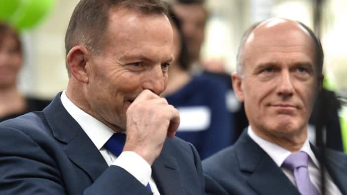Tony Abbott and Eric Abetz 